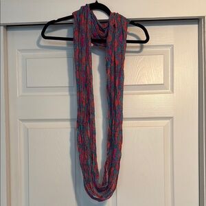 Lilly Pulitzer Pink and Blue Infinity Scarf